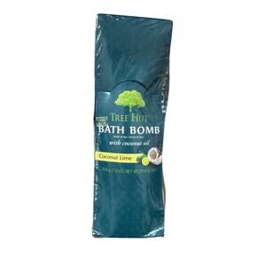 Tree Hut Coconut Lime Bath Bombs Set of 3 NWT Shea Moisturizing